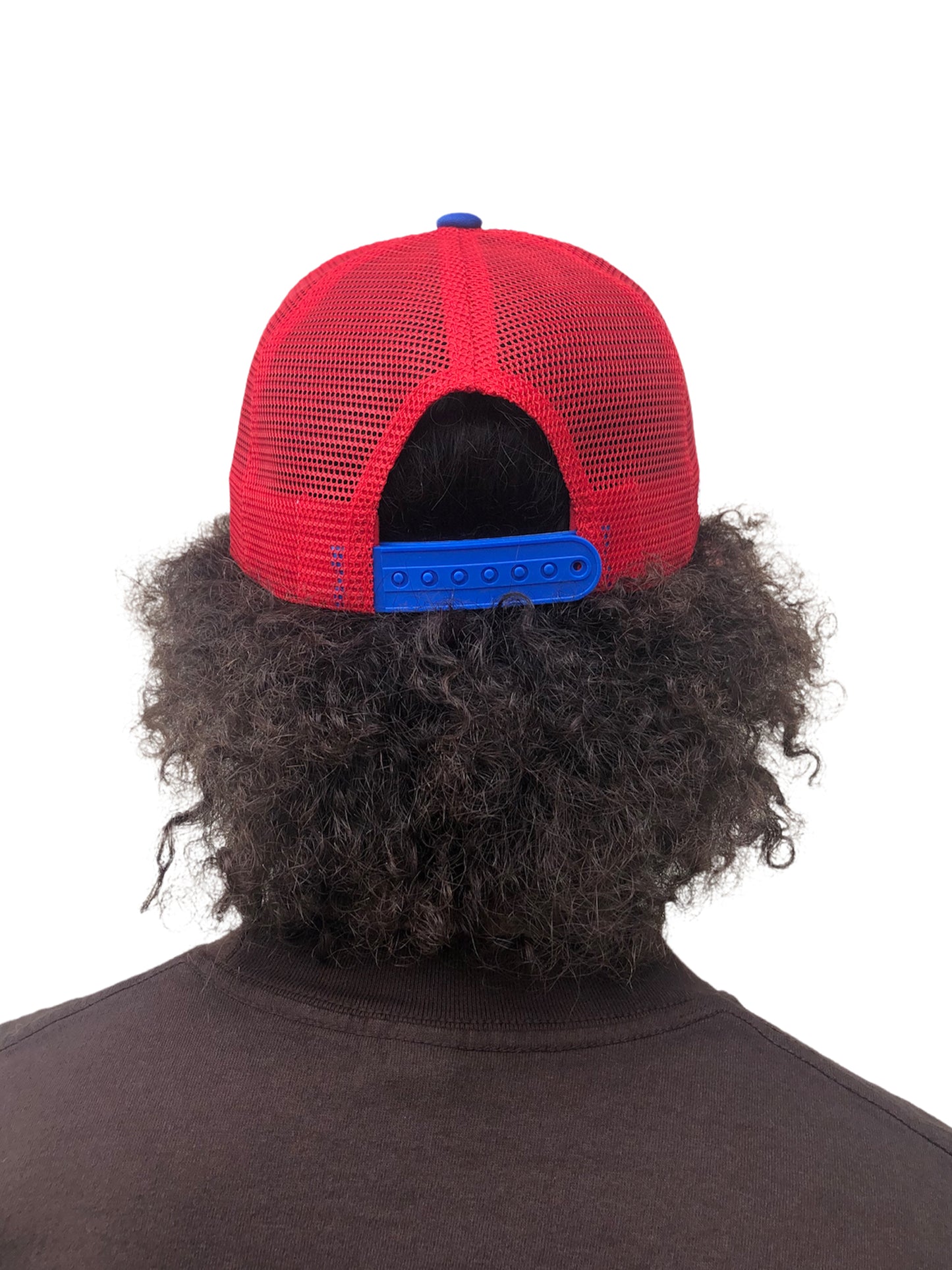 Red And Blue U Trucker