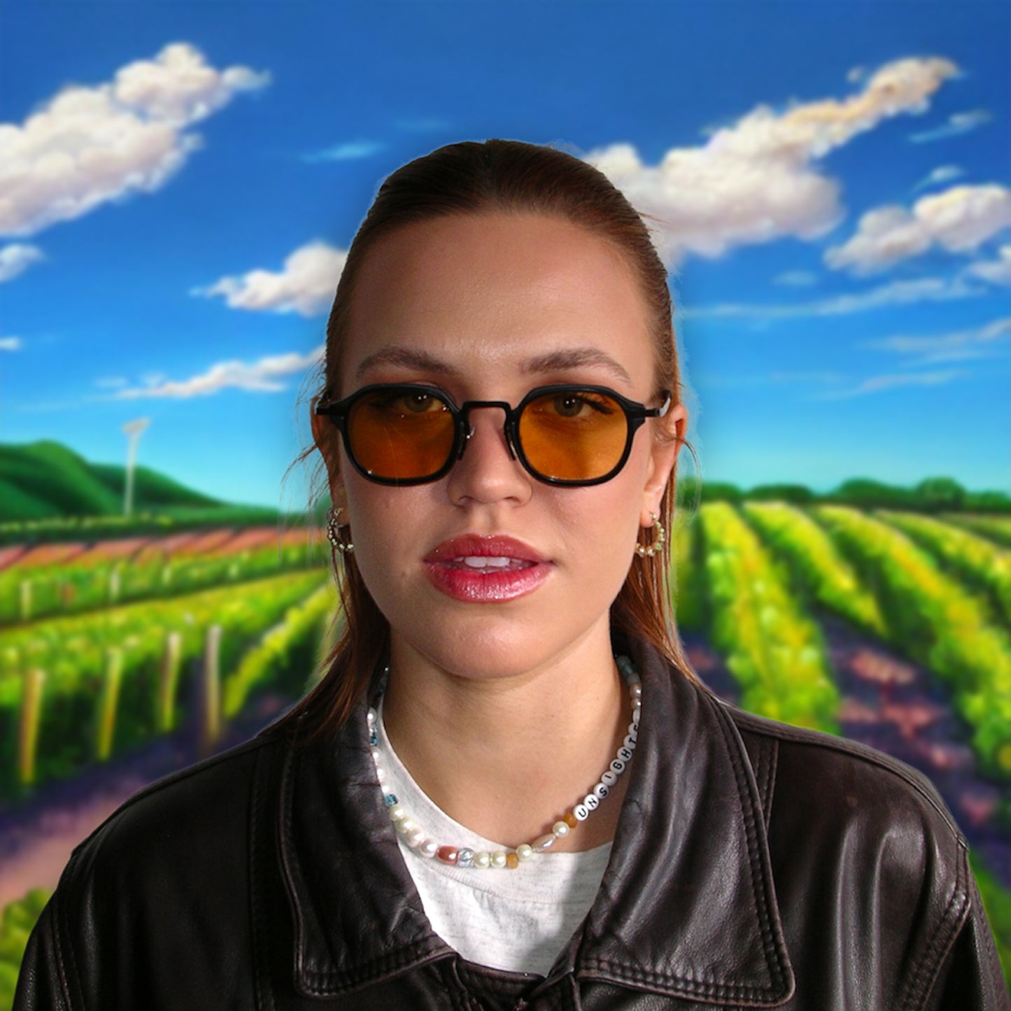 Orange Tint Rigel Sunglasses